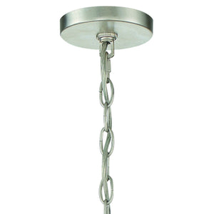 Lucille 8 Light Antique Silver Chandelier