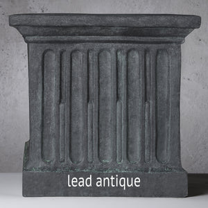 Extra Large Cast Stone Low Tribeca Planter - Greystone (Additional Patinas Available)