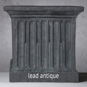 Medium Cast Stone Directoire Planter - Lead Antique (Additional Patinas Available)