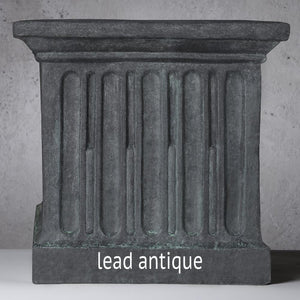 Longitude Cast Stone Ridged Bowl Fountain - Alpine Stone (Additional Patinas Available)