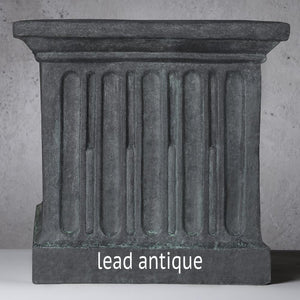 Tall Cylinder Fountain - Verde (Additional Patinas Available)