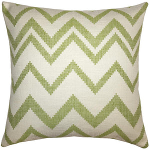 Lime Chevron Pillow