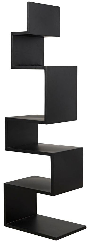 Laszlo Bookcase - Black Metal