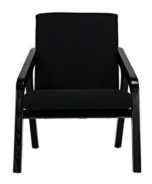 Lamar Chair, Charcoal Black
