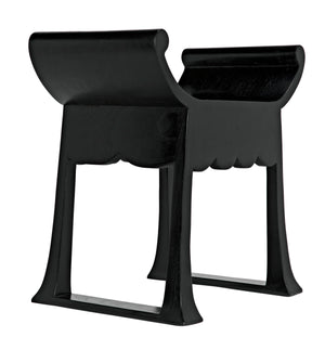 Wey Side Table, Charcoal Black