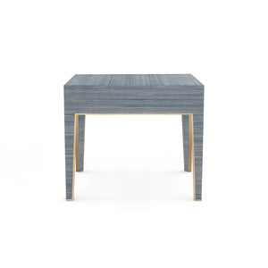 1-Drawer Side Table - Colonial Blue Shimmer | Madeline Collection | Villa & House