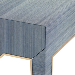 1-Drawer Side Table - Colonial Blue Shimmer | Madeline Collection | Villa & House