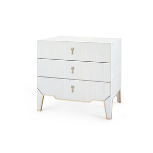 3-Drawer Side Table - Platinum | Madeline Collection | Villa & House