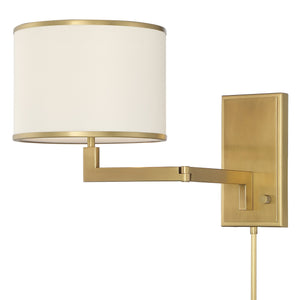 Madison 1 Light Aged Brass Task Light