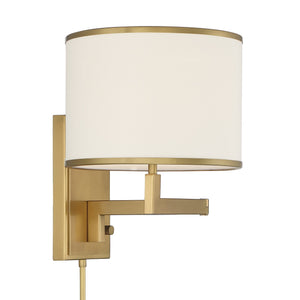 Madison 1 Light Aged Brass Task Light