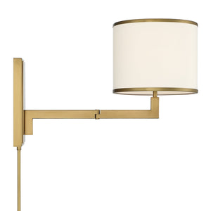 Madison 1 Light Aged Brass Task Light