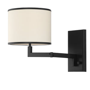 Madison 1 Light Matte Black Task Light
