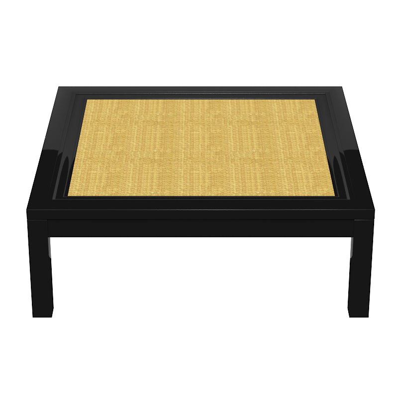 Malibu 52" Square Lacquer Coffee Table - Black (Additional Colors Available)