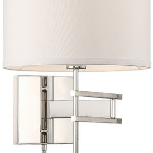 Marshall 1 Light Polished Nickel Wall Mount