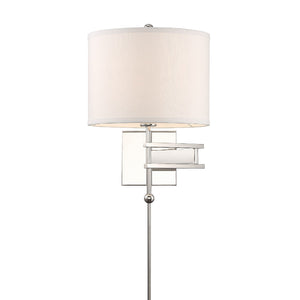 Marshall 1 Light Polished Nickel Wall Mount