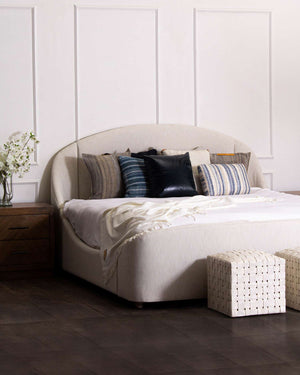 Soho Ottoman- Ivory