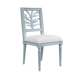 McKay Dining Chair in Matte Blue Lacquer