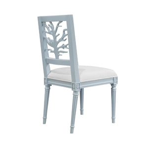 McKay Dining Chair in Matte Blue Lacquer
