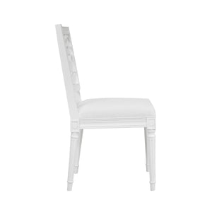 McKay Dining Chair in Matte White Lacquer