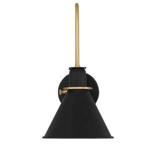 Medford 1 Light Matte Black Wall Mount