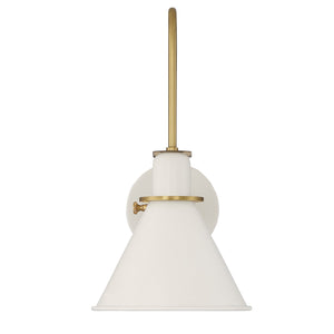 Medford 1 Light White Wall Mount