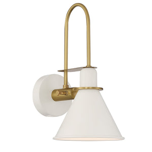Medford 1 Light White Wall Mount