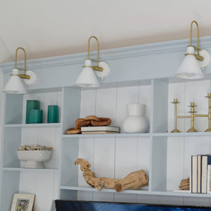 Medford 1 Light White Wall Mount