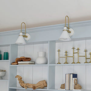 Medford 1 Light White Wall Mount