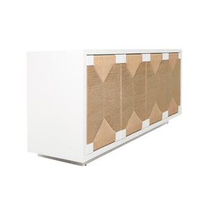 Melrose Cabinet in White Lacquer