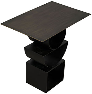 Shape Side Table - Black Metal