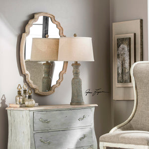 Ludovica Aged Wood Mirror