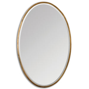 Herleva Gold Oval Mirror