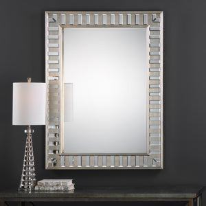 Lanester Silver Leaf Mirror