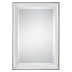 Lahvahn White Silver Mirror