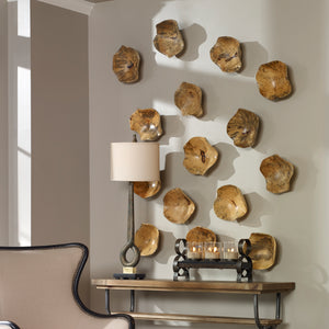 Tamarine Wood Wall Art S/3