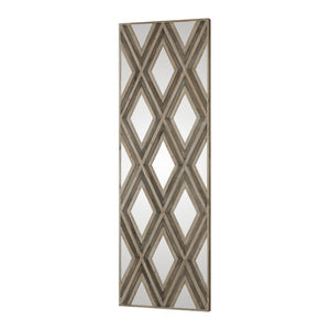 Tahira Geometric Argyle Pattern Wall Mirror