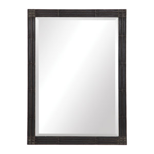 Gower Aged Black Vanity Mirror
