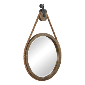 Melton Round Pulley Mirror