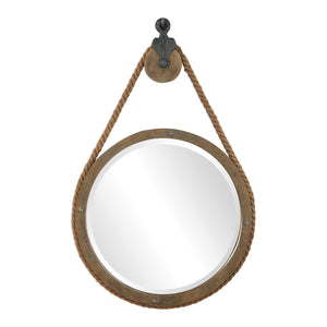 Melton Round Pulley Mirror