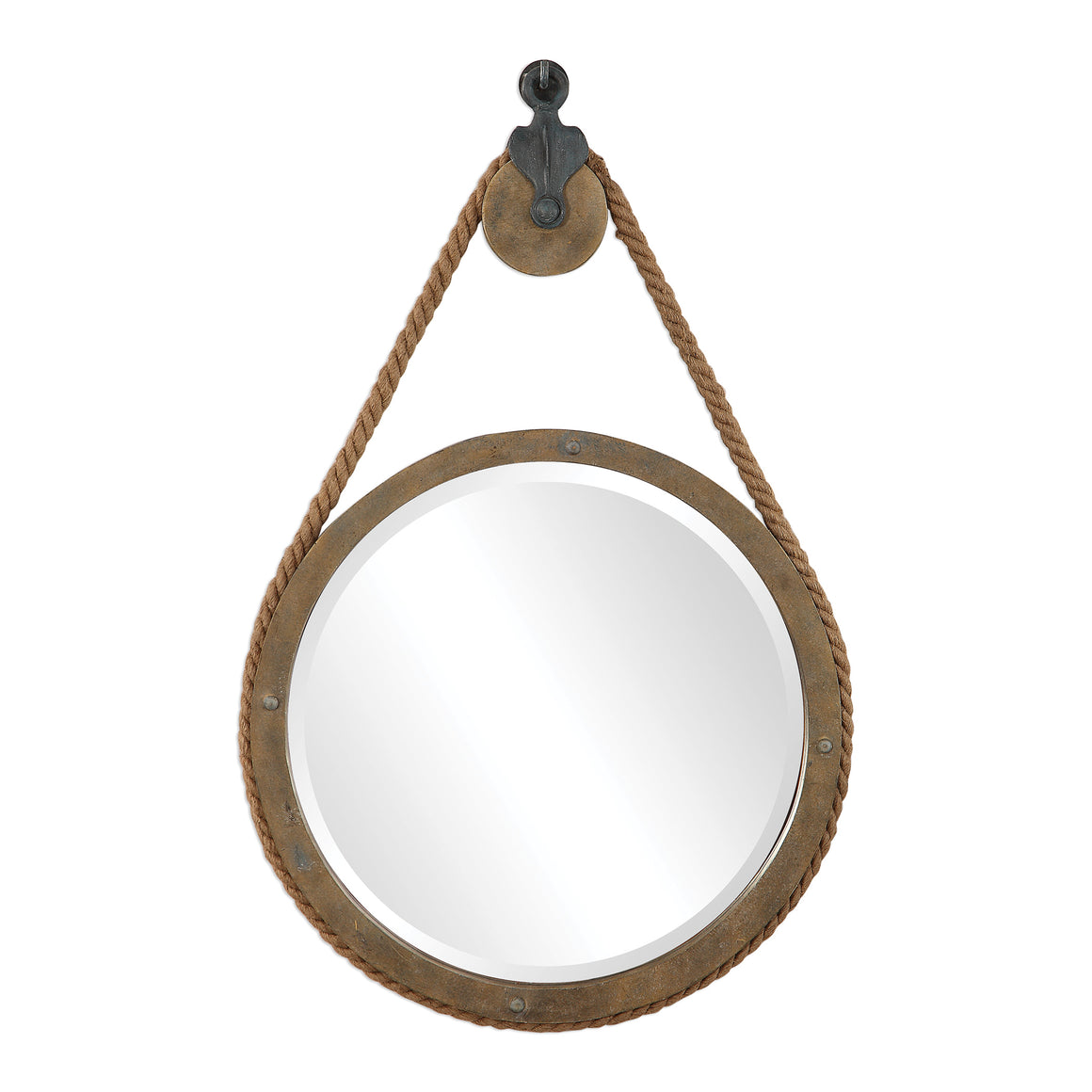 Melton Round Pulley Mirror