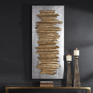 Lev Gold Metal Wall Decor