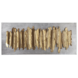 Lev Gold Metal Wall Decor