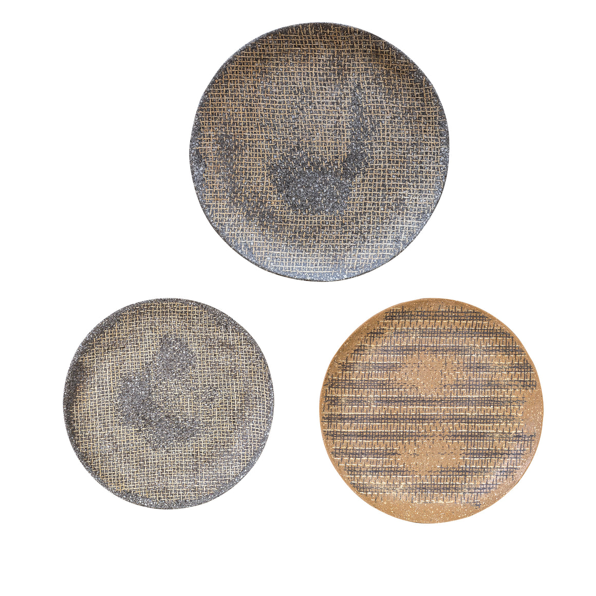 Gaia Stone Plate Wall Decor S/3