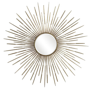 Golden Rays Starburst Mirror