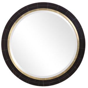 Nayla Tiled Round Mirror