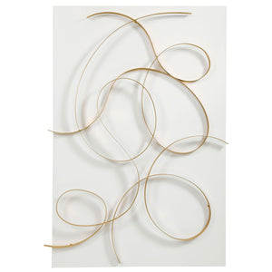Freehand Modern Metal Wall Panel