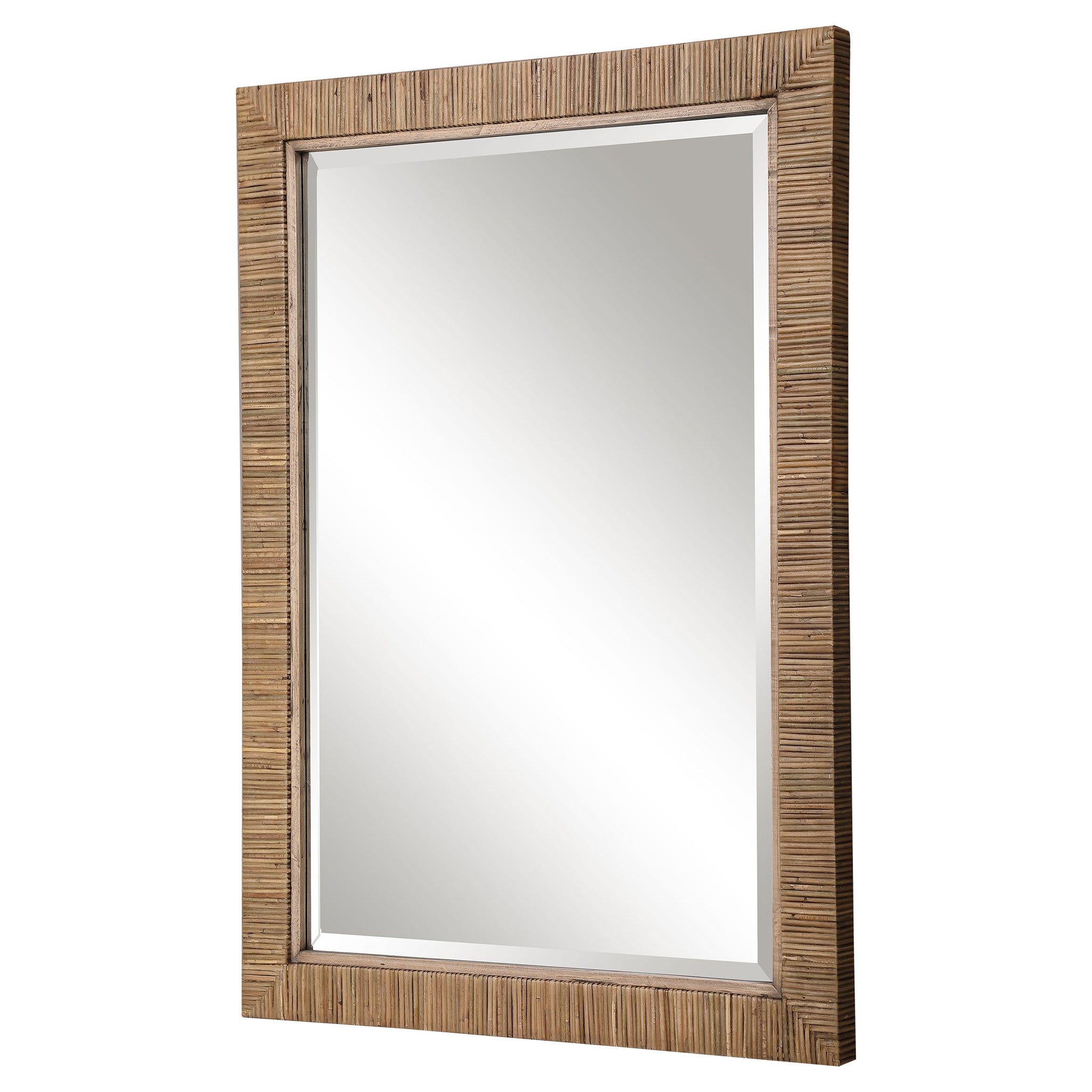 Cape Natural Rattan Mirror