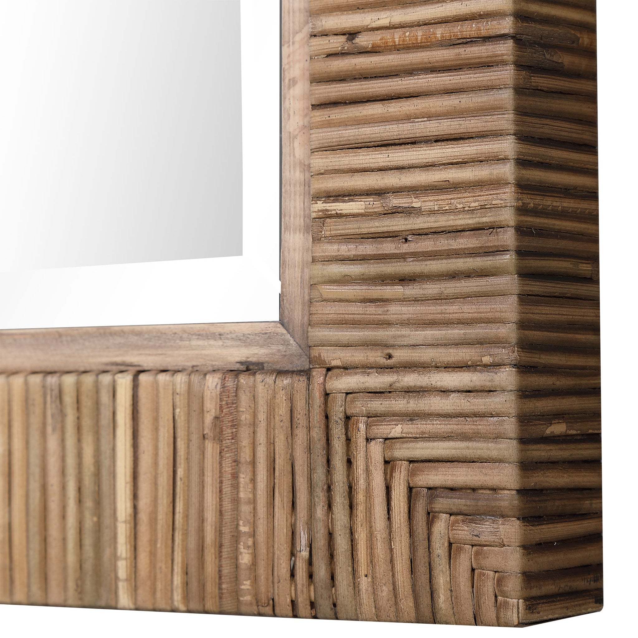 Cape Natural Rattan Mirror
