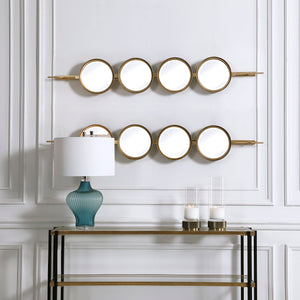 Button Gold Mirror