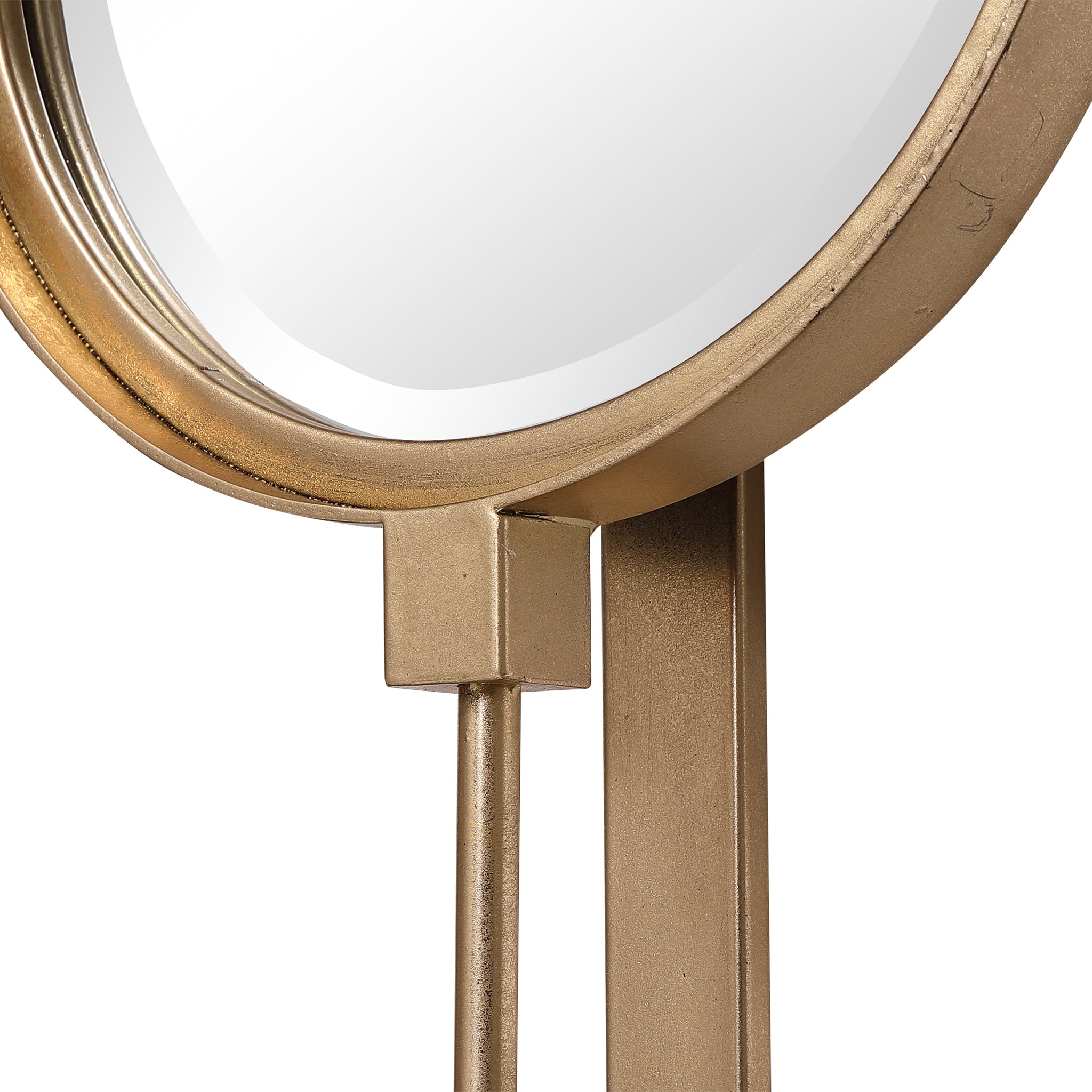 Button Gold Mirror